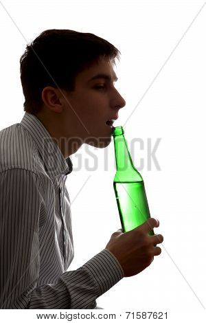 Teenager In Alcohol Addiction