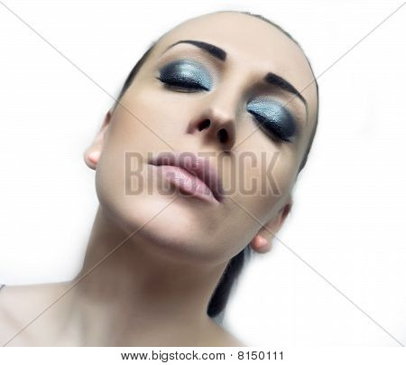 Portrait of beautiful woman