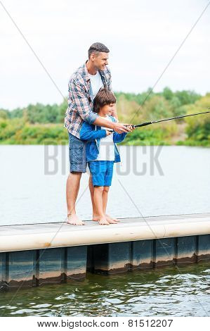 Casting Off Together.