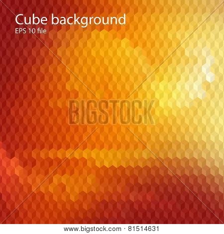 Technology background with 3d cubes