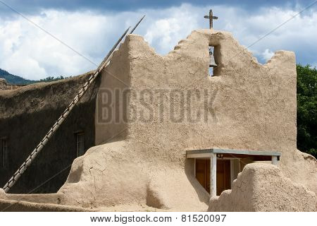 San Lorenzo De Picuris Church In New Mexico