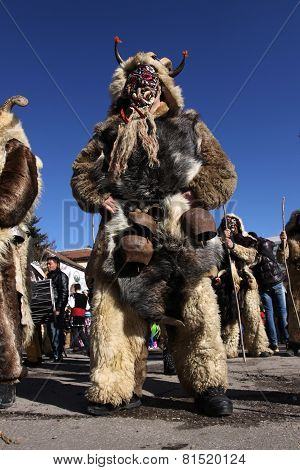 Man In Traditional Masquerade Costume