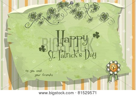 Postcard To The Day Of Stpatrick