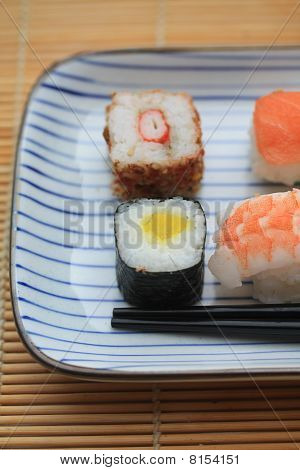 Forskellige slags Sushi
