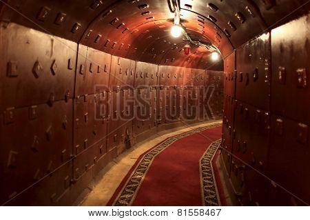 Interior View Of Old Soviet Bunker