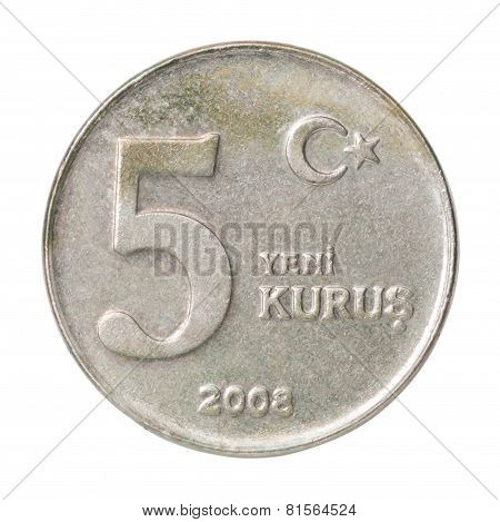 Turkish Kurus Coin