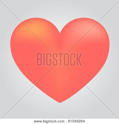 Pink heart icon