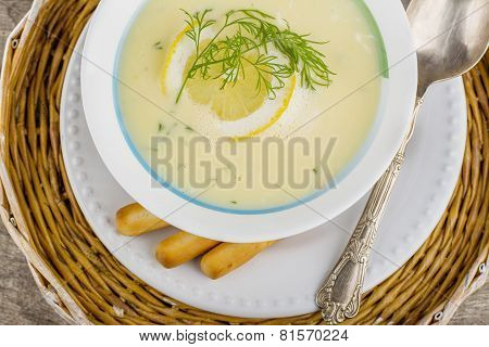 Avgolemono - greek chicken soup