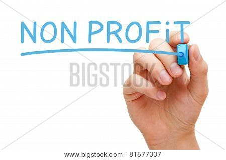 Non Profit Blue Marker