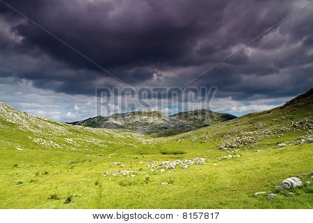 Zelengora hory v národním parku Sutjeska