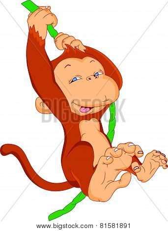 cute monkey cartoon