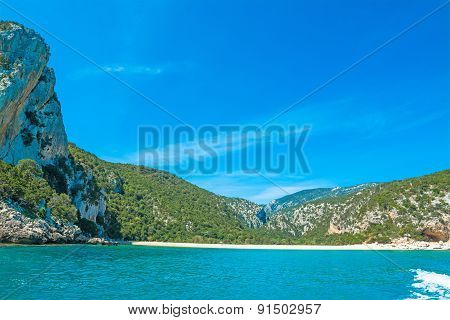 Beach In Orosei Gulf Coast