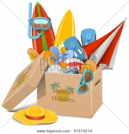 Vector Summer Holidays Concept