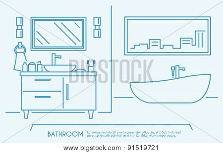 Bathroom Furniture Outline
