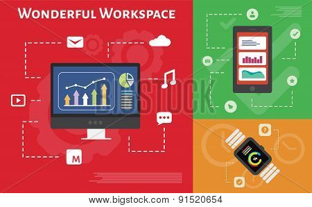 Internet Communications Icon Set
