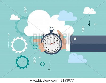 Time is money business concept
