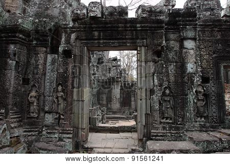 Banteay Kedi Temple in Angkor, Siem Reap, Cambodi