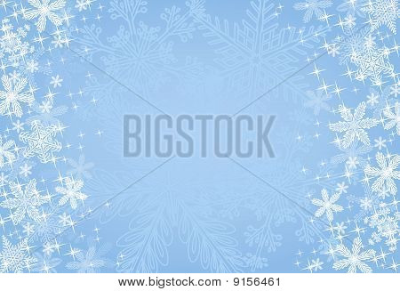 Blåt vinter / Jul baggrund