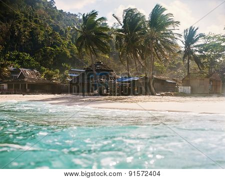Landscape Of Tropical Island