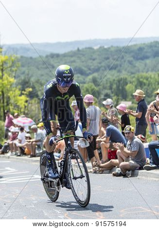 The Cyclist Imanol Erviti - Tour De France 2014