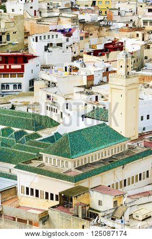 Moulay Idriss, the holy town in Morocco, named after Moulay Idriss I, arrived in 789 bringing the religion of Islam