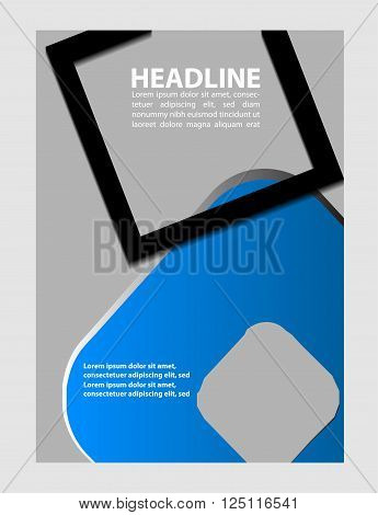 elegant business brochure flyer design vector template design