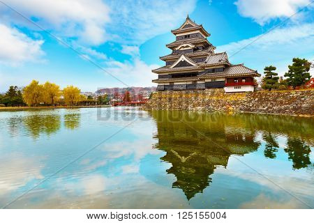 Matsumoto Castle in Matsumoto City, Nagano, Japan