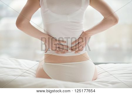 Woman Having Back Pain