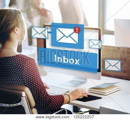 Email Inbox Electronic Communication Graphics Concept
