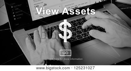 View Assets Accounting Property Value Concept