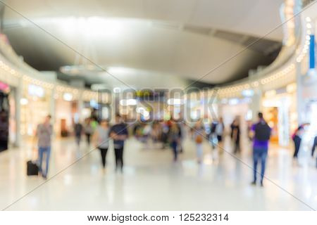 Abstrast Blurred background : airport boarding area