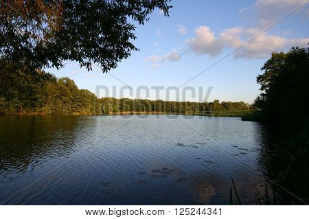 A small pond is recommended for anglers.
