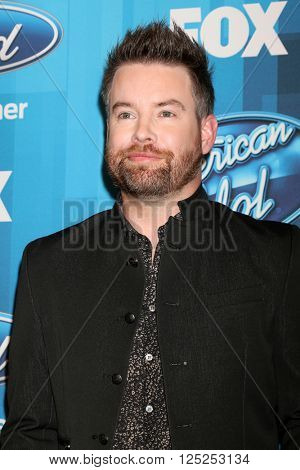 LOS ANGELES - APR 7:  David Cook at the American Idol FINALE Arrivals at the Dolby Theater on April 7, 2016 in Los Angeles, CA