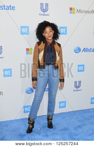 LOS ANGELES - APR 7:  Amandla Stenberg at the WE Day California 2016 at the The Forum on April 7, 2016 in Inglewood, CA