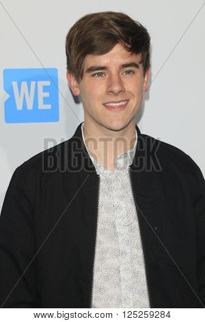 LOS ANGELES - APR 7:  Connor Franta at the WE Day California 2016 at the The Forum on April 7, 2016 in Inglewood, CA