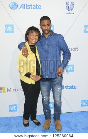 LOS ANGELES - APR 7:  Myra Anderson, Big Sean at the WE Day California 2016 at the The Forum on April 7, 2016 in Inglewood, CA