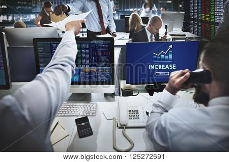 Increase Enlarge Expand Extend Growth Rise Concept
