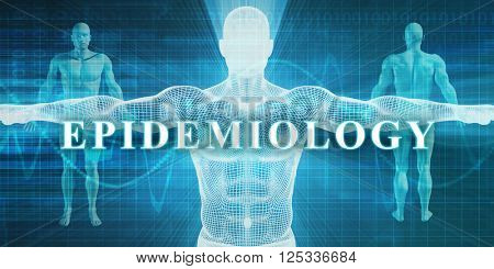 Epidemiology as a Medical Specialty Field or Department 3D Render Illustration

