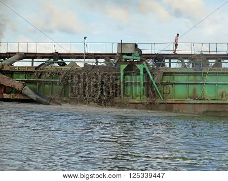 DESARU JOHOR MALAYSIA - NOVEMBER 19: Sights From The Bujang Sungai Lebam River Cruise November 19, 2014  in Desaru Johor, Malaysia