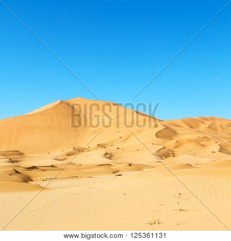 In Oman Old Desert Rub Al Khali The Empty Quarter And Outdoor  Sand Dune