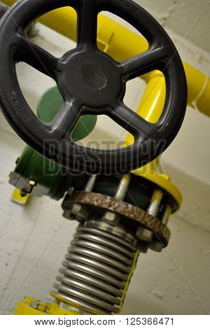centralized drinking water shutoff - perspective closeup