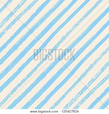 Brush strokes blue diagonal lines isolated on white background. Brush strokes diagonal lines color background. Vector brush strokes.