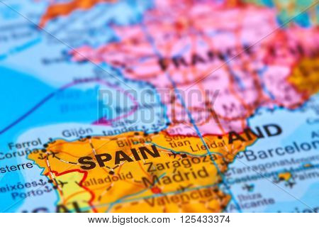 Spain On The Map