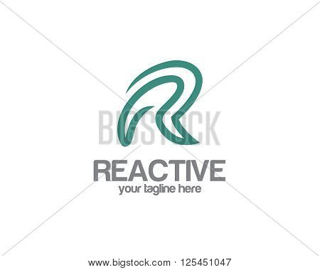 Business Corporate Letter R Logo Design Template. Simple And Clean Flat Design Of Letter R Logo Vect