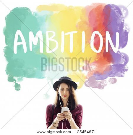 Ambition AIm Aspire Goals Motivation Aspirations Concept