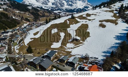 Ski Area Dienten  Hochkonig, Austria Alps In Winter