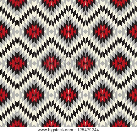 Tribal seamless colorful geometric pattern. Ethnic vector texture.Traditional ornament.