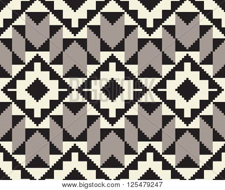 Tribal seamless colorful geometric pattern. Ethnic vector texture.Traditional ornament.