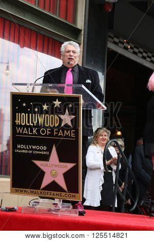 LOS ANGELES - APR 11:  Harvey Fierstein at the Harvey Fierstein and Cyndi Lauper Hollywood Walk of Fame Ceremony at the Pantages Theater on April 11, 2016 in Los Angeles, CA