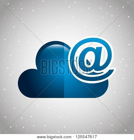 cloud computing design, vector illustration eps10 graphic